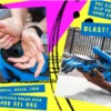 Gelbee Flurry Glove Water Bead Gel-BB Blaster Blue