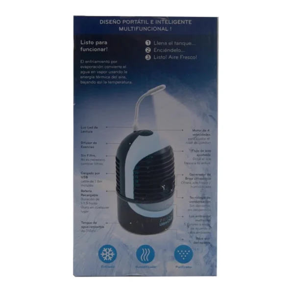 New Zaahn Ultra Chill Deluxe Personal Cooler | Portable Air Cooler