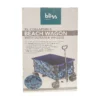 Folding Wagon Cart Bliss XL Blue Flower Design for Beach, Kids, Gear