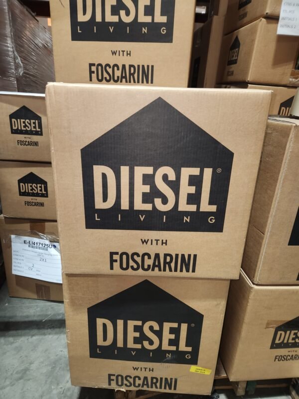 Share Rare Diesel with Foscarini Verde Hanging Lamp – Designer Metal & Glass Pendant