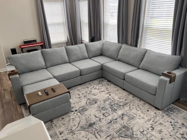 Lovesac Glacier Crossweave Covers Set 8 seat 8 sides