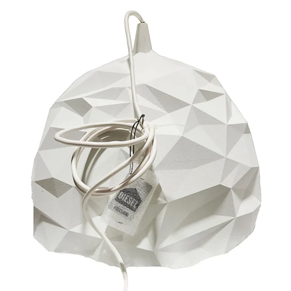 Designer Lighting Diesel with Foscarini Pendant Rock Hanging White