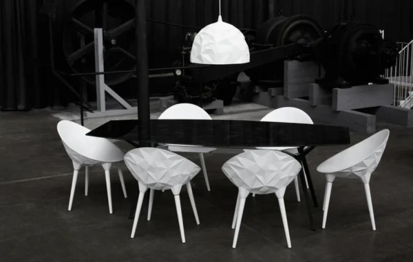 Designer Lighting Diesel with Foscarini Pendant Rock Hanging White