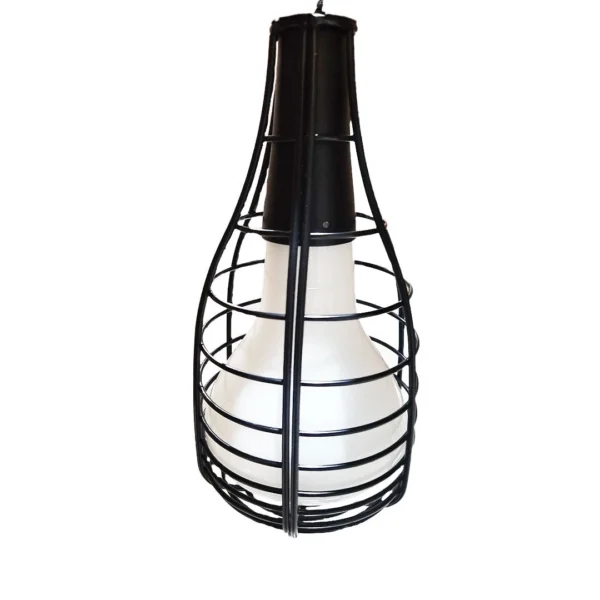 Rare - Discontinued Diesel with Foscarini Cage Mic Pendant Lamp- Black