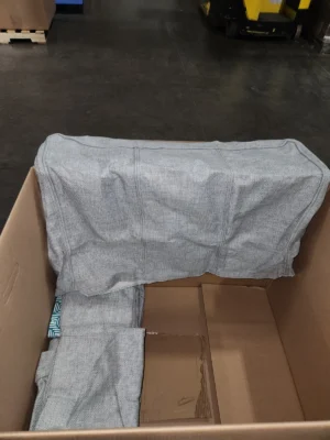 Lovesac Standard Side Cover Glacier  Crossweave