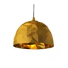 Rock Pendant Lamp by Diesel with Foscarini Gold Finish, Industrial Modern Design