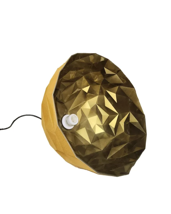 Rock Pendant Lamp by Diesel with Foscarini Gold Finish, Industrial Modern Design