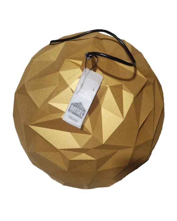 Rock Pendant Lamp by Diesel with Foscarini Gold Finish, Industrial Modern Design