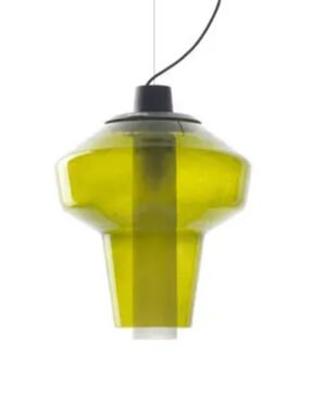 Share Rare Diesel with Foscarini Verde Hanging Lamp – Designer Metal & Glass Pendant