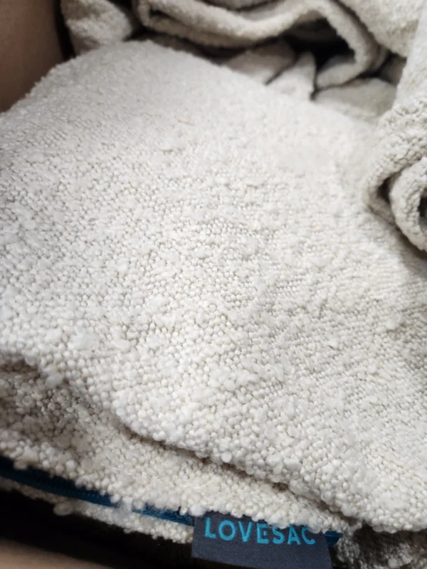 Genuine Lovesac Sactional Covers Cloud Bouclé - White 4 Seat 5 Side Standard