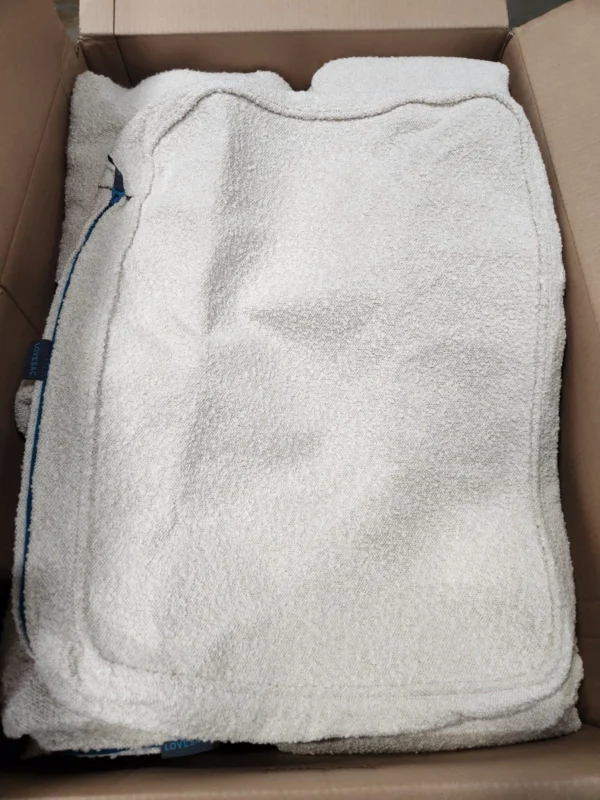 Genuine Lovesac Sactional Covers Cloud Bouclé - White 4 Seat 5 Side Standard