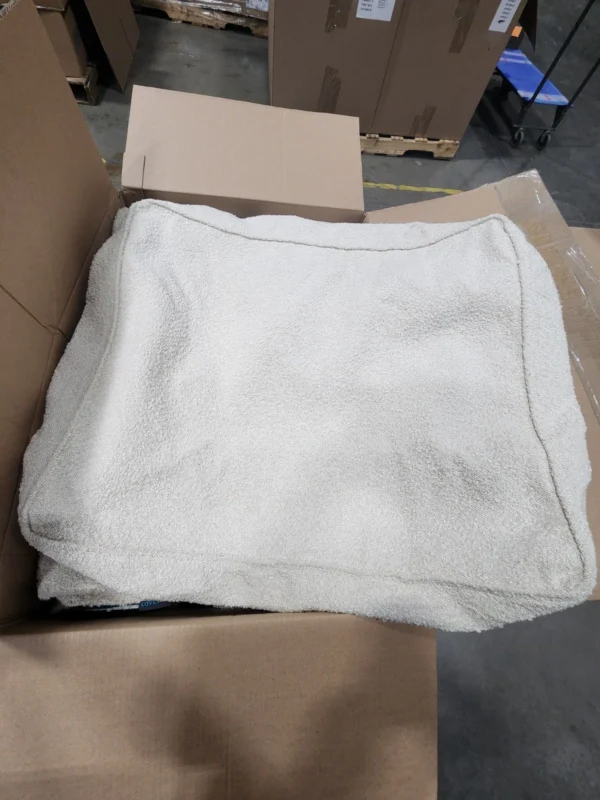 Genuine Lovesac Sactional Covers Cloud Bouclé - White 4 Seat 5 Side Standard