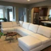 Lovesac Sactionals Couch Covers Set Seashell Solid Polylinen - Stained  6 Seats / 6 sides