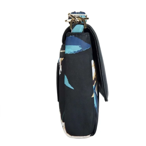 Travelon Addison Anti-Theft Convertible Belt Bag Crossbody Midnight Floral RFID